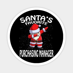 Santas Favorite Purchasing Manager Christmas Magnet